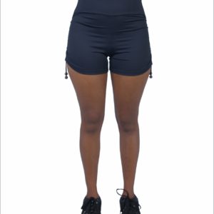 Shorts preto suplex com detalhe regulador