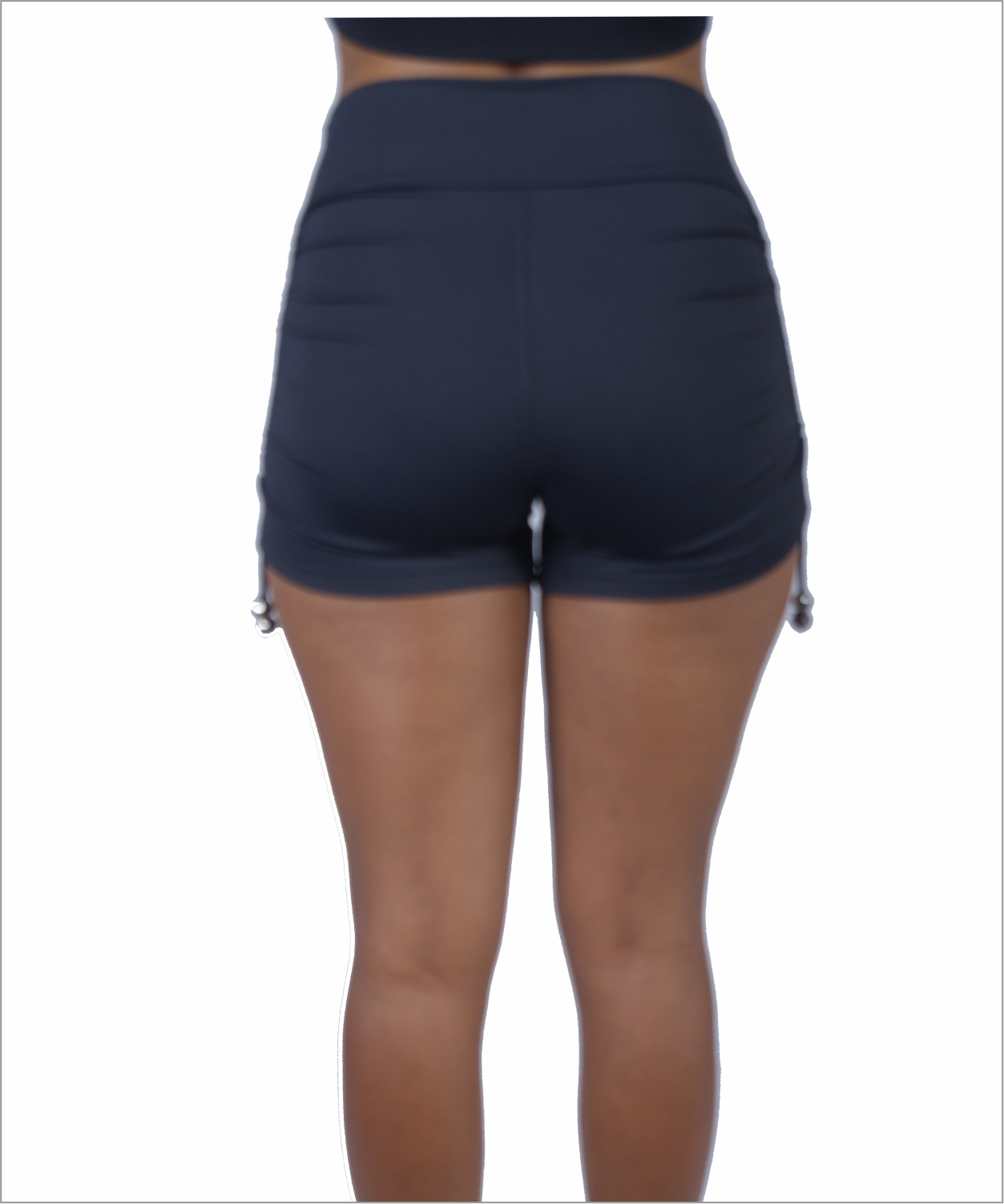 Shorts preto suplex com detalhe regulador - Imagem 3