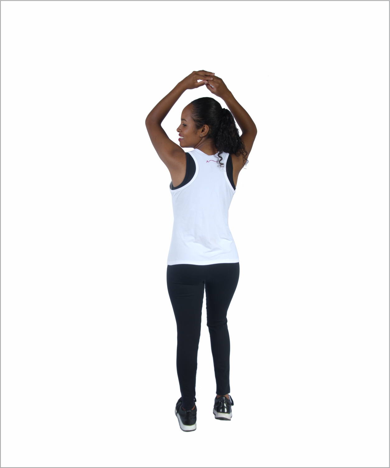 Regata feminina dry fit branca - Imagem 3