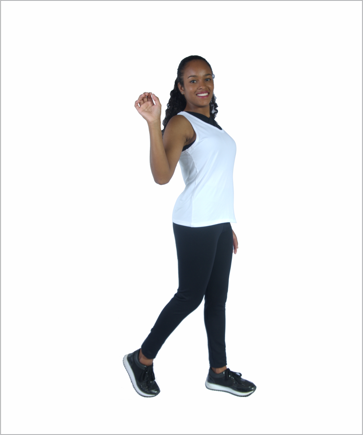 Regata feminina dry fit branca - Imagem 4