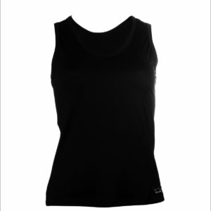 Regata feminina dry fit preta