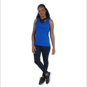 Regata feminina dry fit azul royal