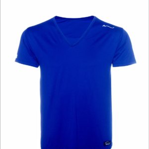 camiseta masculina dry fit azul royal gola V