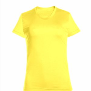 Camiseta feminina amarela