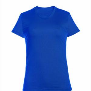Camiseta feminina azul royal