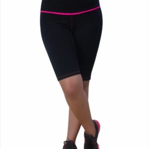 Bermuda preta com pink