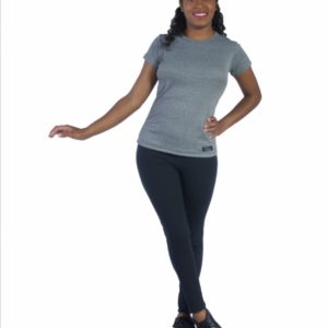 Camiseta dry feminina cinza mescla