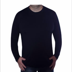 camiseta masculina dry fit preta manga longa
