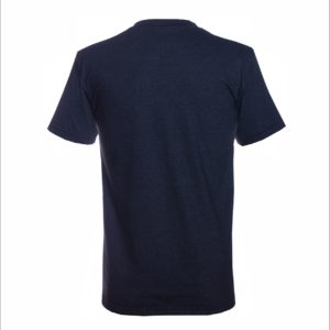 Camiseta mescla escuro e mescla claro com bolso