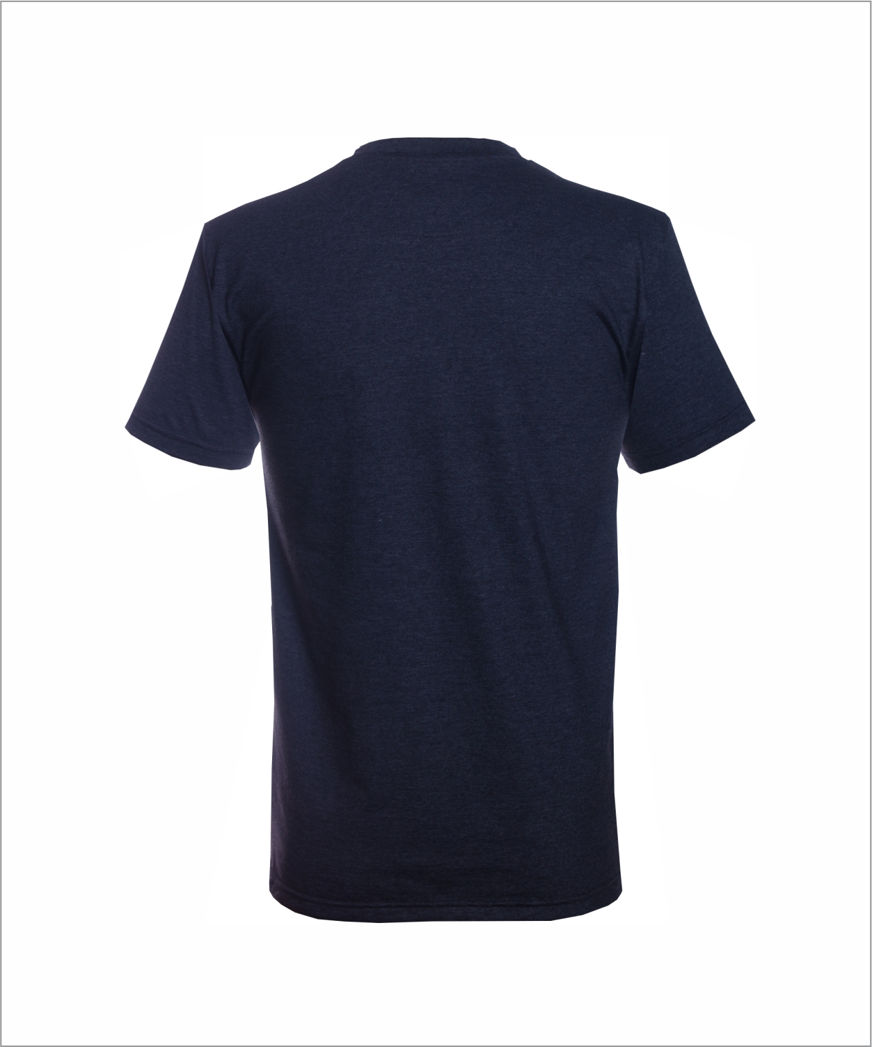 Camiseta mescla escuro e mescla claro com bolso - Imagem 2