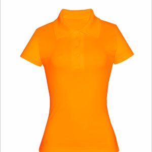 Camisa Polo Feminina Laranja