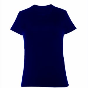 Camiseta feminina azul marinho