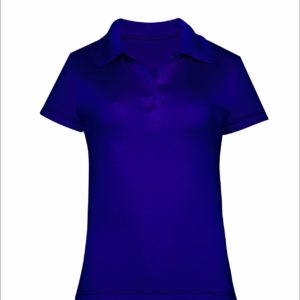 Camisa Polo Feminina Azul Royal