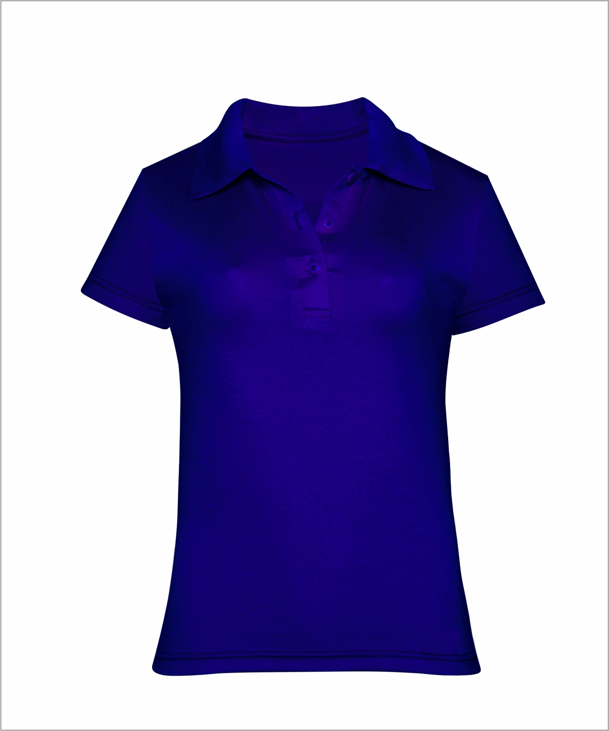 Camisa Polo Feminina Azul Royal