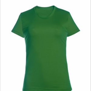 Camiseta feminina verde bandeira