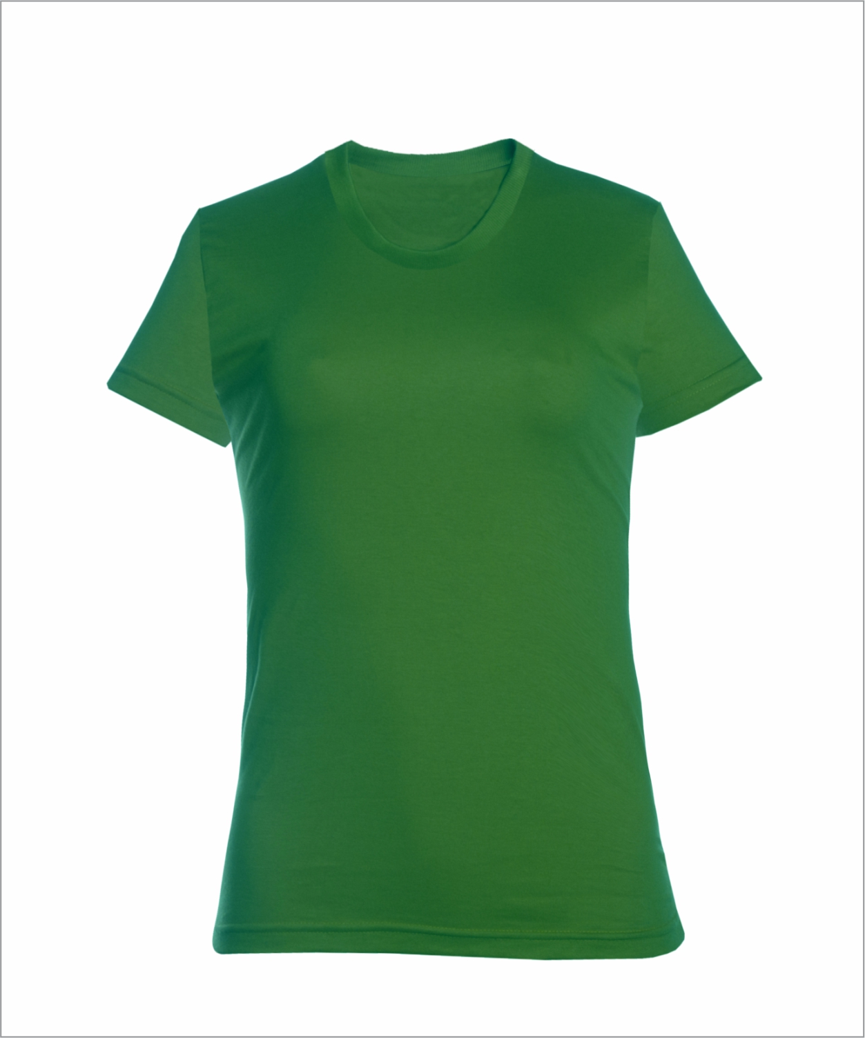 Camiseta feminina verde bandeira
