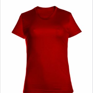 Camiseta feminina vermelha