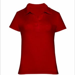 Camisa Polo Feminina Vermelha